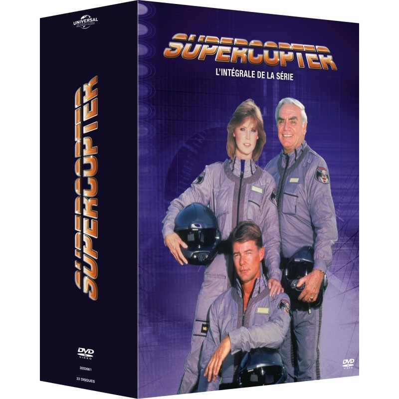 COFFRET - SUPERCOPTER - L'INTEGRALE - SAISONS 1 A 4 - 22 DVD