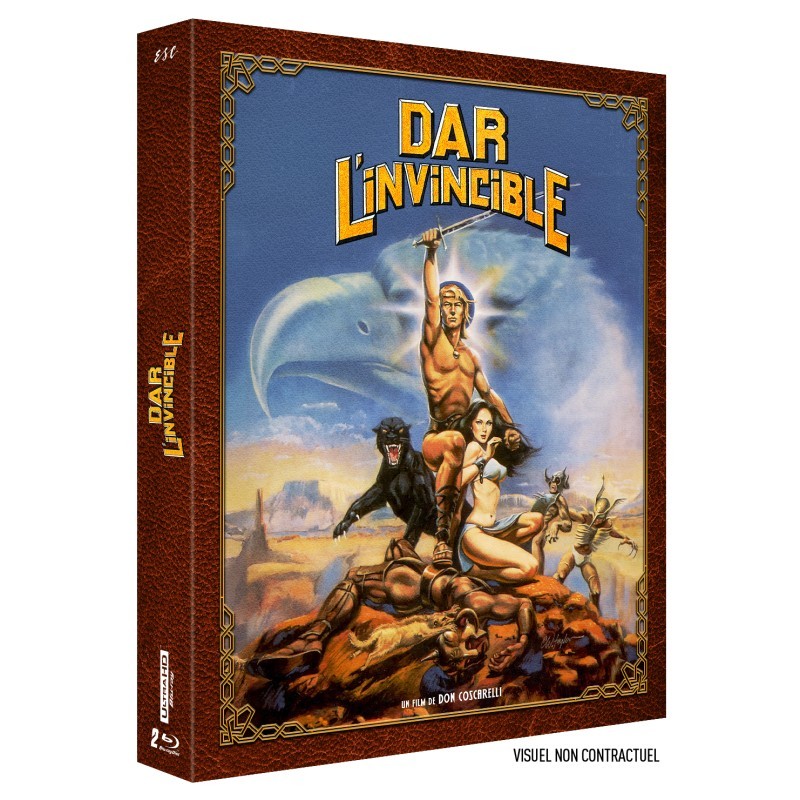 COFFRET COLLECTOR HÉROÏQUE - DAR L'INVINCIBLE -  4K UHD + 2 BLU RAY - ÉDITION LIMITÉE