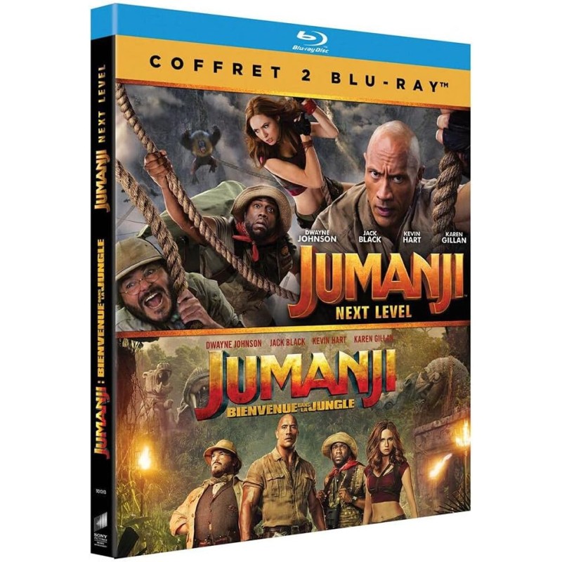 COFFRET - JUMANJI 2 FILMS - BLU RAY