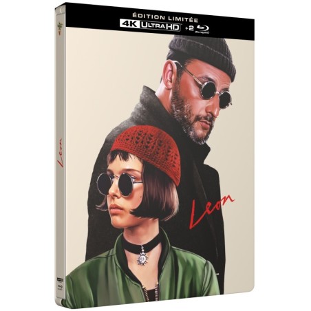 LEON - 4K UHD + 2 BLU RAY - STEELBOOK - EDITION LIMITEE