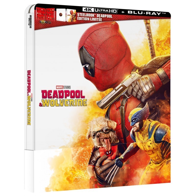 DEADPOOL & WOLVERINE - 4K  UHD + BLU RAY - STEELBOOK - EDITION LIMITEE