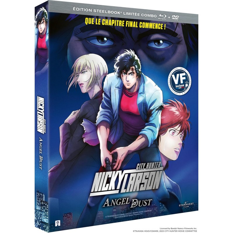 Nicky Larson – City Hunter : Angel Dust – Steelbook Combo Blu-Ray / DVD