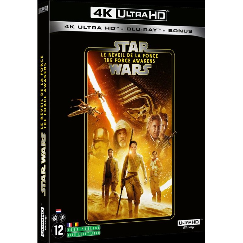 Star Wars 7 : Le Réveil de la Force - 4K Ultra HD - Blu Ray + BLU RAY Bonus