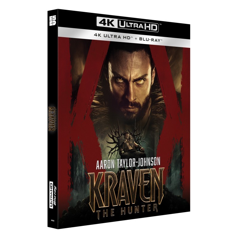 KRAVEN THE HUNTER - 4K UHD + BLU RAY