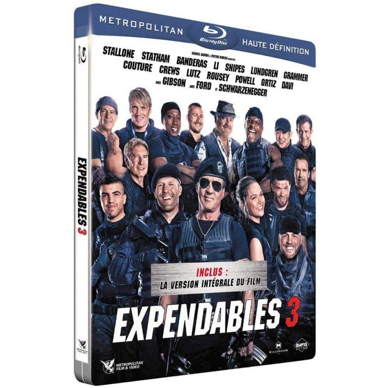 EXPENDABLES 3 - BLU RAY - STEELBOOK
