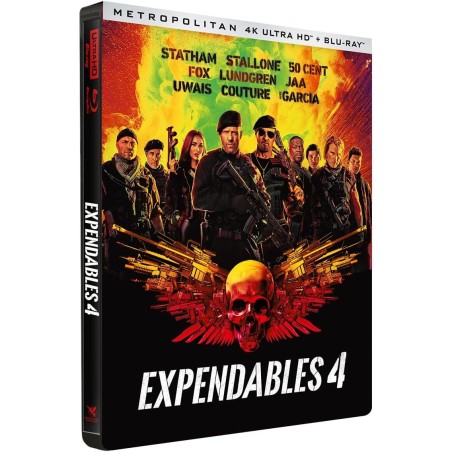 Expendables 4 - Blu-Ray + 4K Ultra HD - SteelBook - Edition limitée