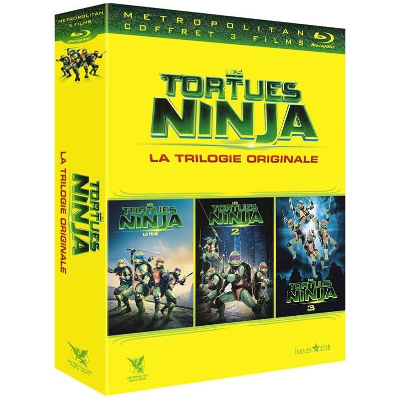 COFFRET LES TORTUES NINJA - LA TRILOGIE ORIGINALE