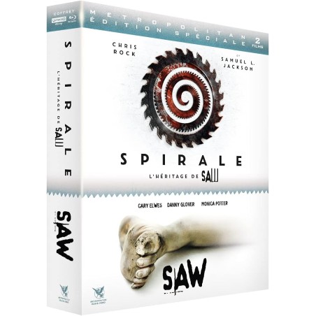 Coffret Spirale : L'Héritage de Saw + Saw - Editions Limitées Steelbooks - 4K UHD + Blu-Ray