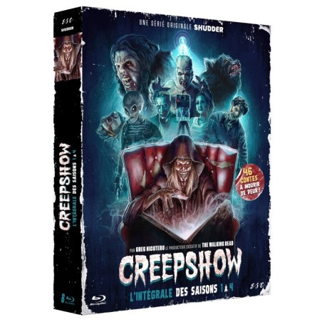 COFFRET BLU RAY CREEPSHOW - L'INTEGRALE DES SAISONS 1 A 4 - 8 BLU RAY - EDITION LIMITEE