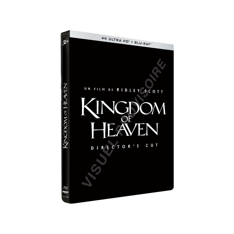KINGDOM OF HEAVEN - DIRECTOR'S CUT - COMBO UHD 4K + BLU RAY  + BLU RAY  BONUS - STEELBOOK - EDITION LIMITEE