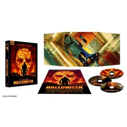 ROB ZOMBIE'S HALLOWEEN (UNRATED & RATED CUT) - CULT'EDITION - 3 BLU RAY + AFFICHE - EDITION LIMITEE