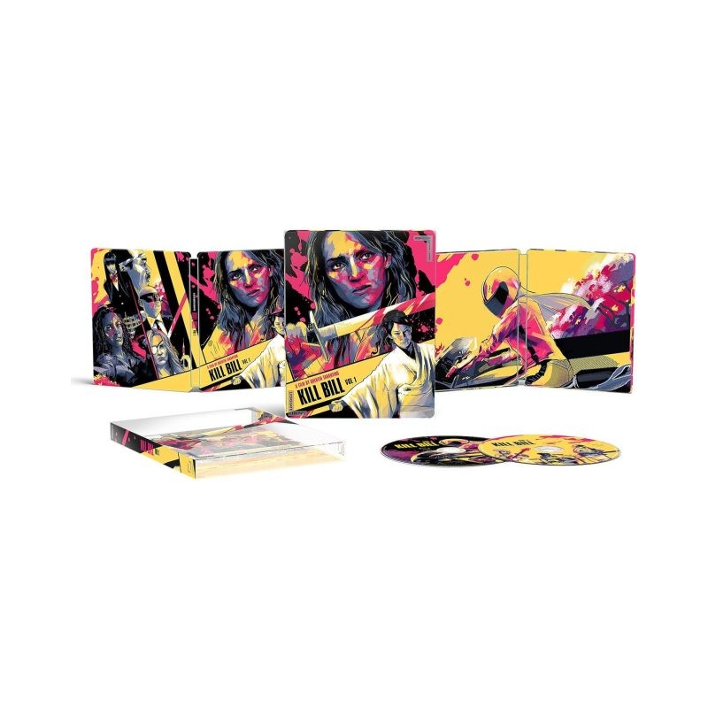 KILL BILL, VOLUME 1 - COMBO UHD 4K + BLU RAY - STEELBOOK - EDITION LIMITEE