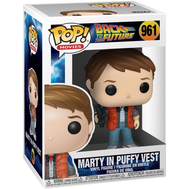 Funko Pop! Movies :  Marty McFly in Puffy Vest - Back to The Future