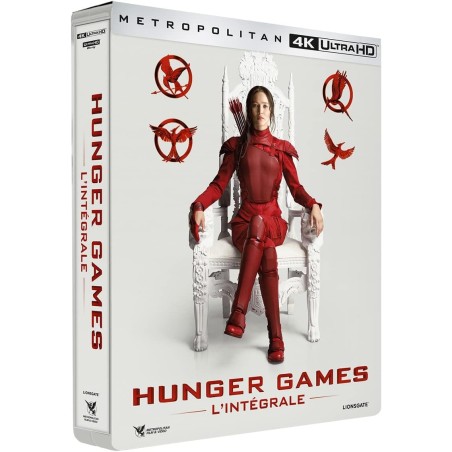 Coffret Hunger Games - L'intégrale Edition limitée - Steelbook - 4K Ultra HD