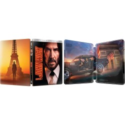 JOHN WICK CHAPITRE 4 - STEELBOOK - COMBO 4K + BLU RAY - Edition Limitée