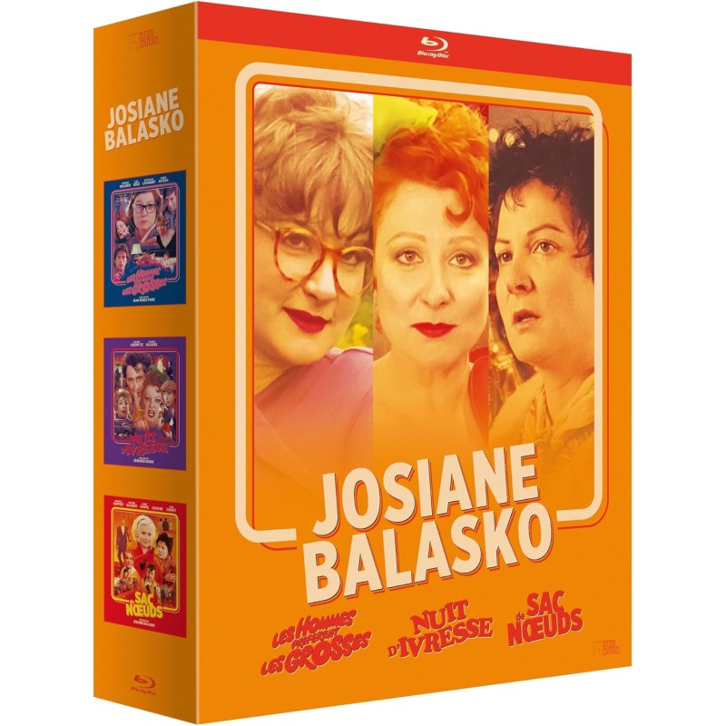 Coffret Balasko : Les Hommes préfèrent Les Grosses + Sac de Noeuds + Nuit d'ivresse - blu ray