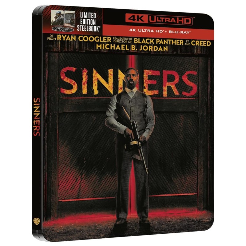 SINNERS - 4K Ultra HD + Blu-ray - SteelBook limité + MUG