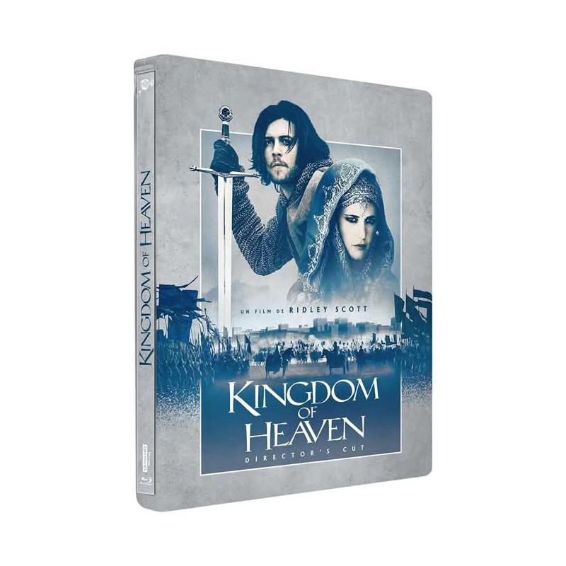 KINGDOM OF HEAVEN - DIRECTOR'S CUT - COMBO UHD 4K + BLU RAY  + BLU RAY  BONUS - STEELBOOK - EDITION LIMITEE