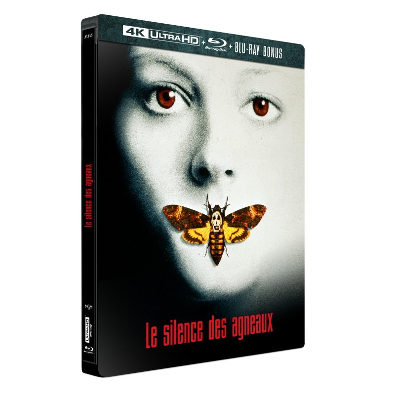 LE SILENCE DES AGNEAUX - COMBO UHD 4K + 2 BLU RAY  - STEELBOOK - EDITION COLLECTOR LIMITEE