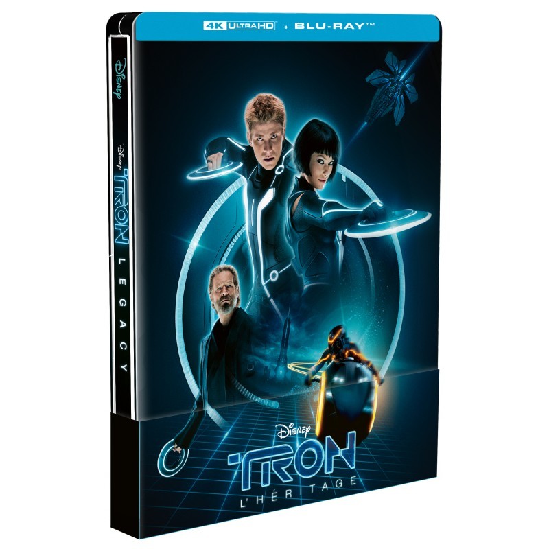 TRON L'HÉRITAGE - COMBO UHD 4K + BLU RAY - STEELBOOK - EDITION LIMITEE