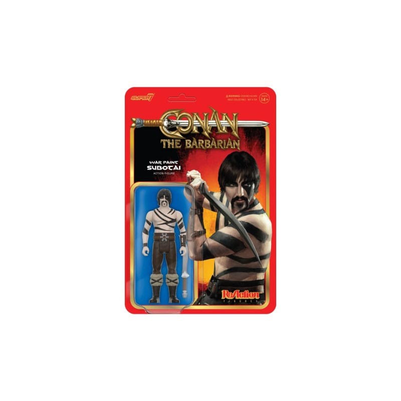 Conan figurine ReAction Wave 02 Subotai (War Paint) 10 cm