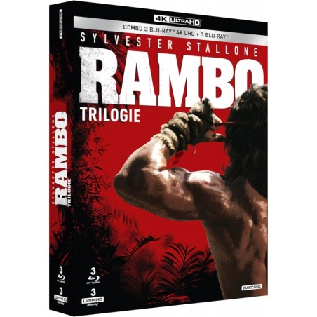 COFFRET - RAMBO - LA TRILOGIE - 3 UHD 4K + 3 BLU RAY
