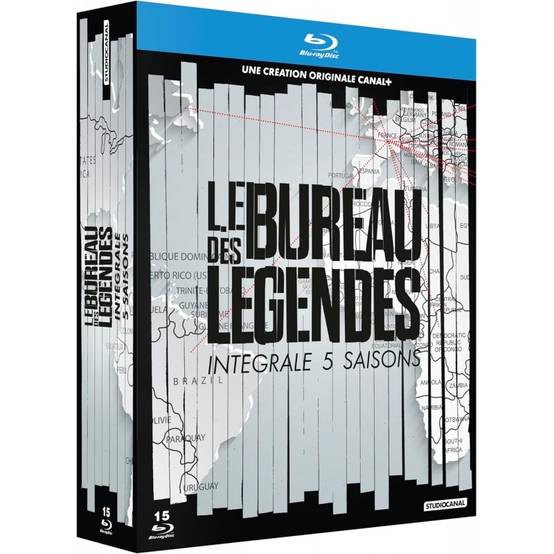 COFFRET - LE BUREAU DES LEGENDES - L'INTEGRALE - SAISONS 1 A 5 - 15 BLU RAY