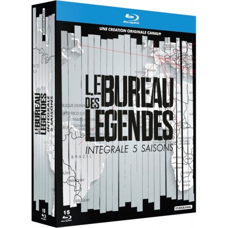 COFFRET - LE BUREAU DES LEGENDES - L'INTEGRALE - SAISONS 1 A 5 - 15 BLU RAY