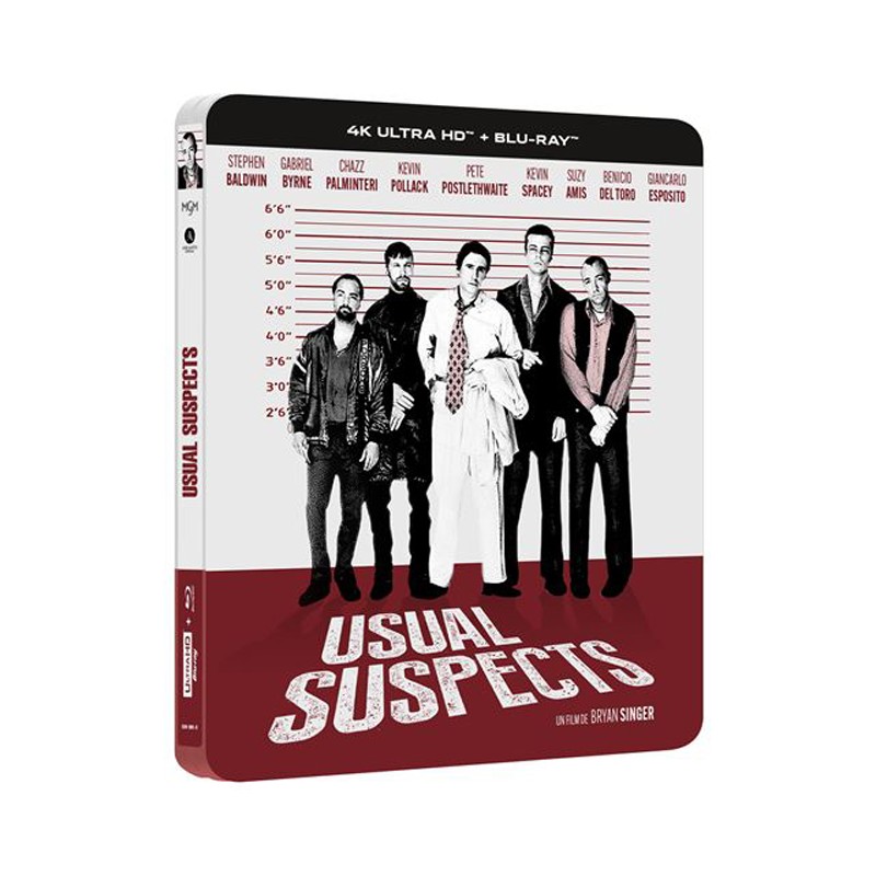 USUAL SUSPECT - 4K Ultra HD + BLU RAY - SteelBook limité