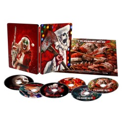 COFFRET COLLECTOR - TERRIFIER INTÉGRALE - SPECIAL NOEL 2025 - COMBO 2 UHD 4K + 4 BLU RAY - STEELBOOK - EDITION LIMITEE