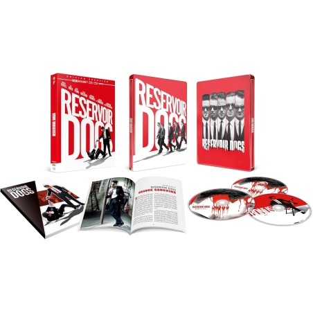 Reservoir Dogs - Edition prestige limitée - Steelbook - 4K UHD + Blu-Ray + Blu-Ray Bonus + Livret 40 pages