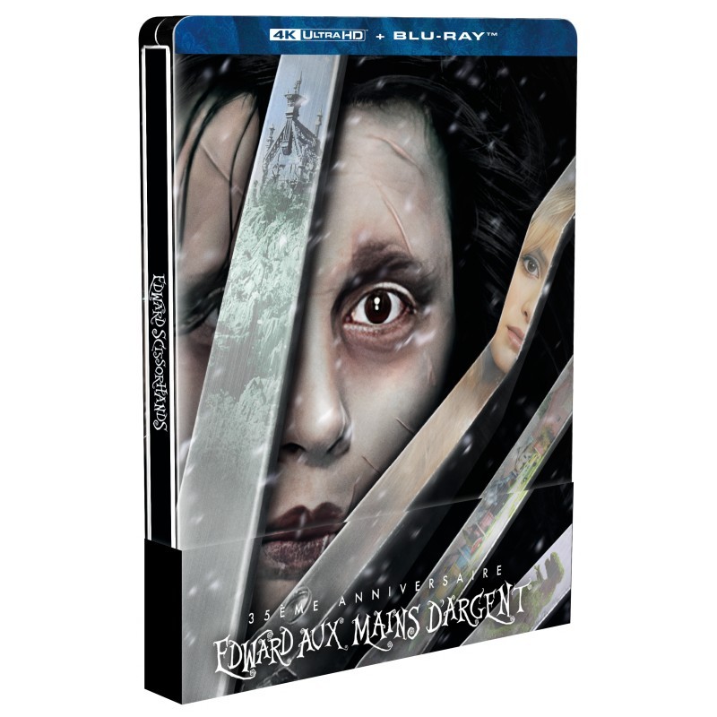 EDWARD AUX MAINS D'ARGENT - COMBO UHD 4K + BLU RAY - STEELBOOK - EDITION LIMITEE