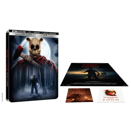 WINNIE THE POOH : BLOOD AND HONEY - COMBO UHD 4K + BLU RAY - STEELBOOK - EDITION LIMITEE
