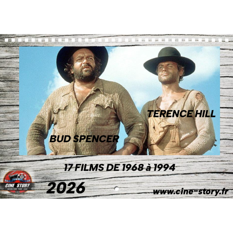 CALENDRIER 2026 CINE STORY - SPECIAL BUD SPENCER & TERENCE HILL