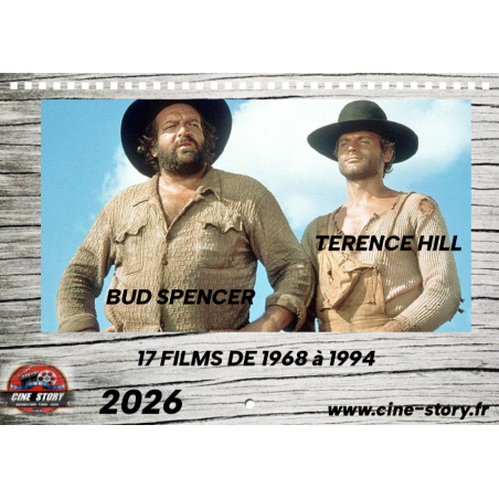 CALENDRIER 2026 CINE STORY - SPECIAL BUD SPENCER & TERENCE HILL