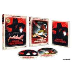 LE SADIQUE A LA TRONCONNEUSE (PIECES) - COMBO DVD + BLU RAY  + LIVRET 24 PAGES - EDITION LIMITEE