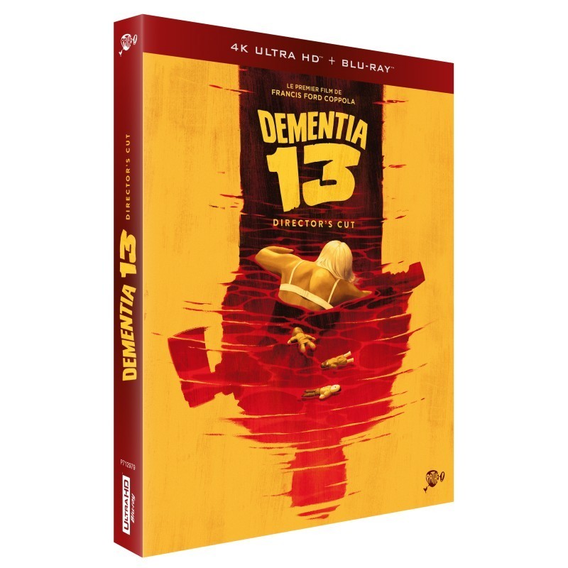DEMENTIA 13 - COMBO UHD 4K + BLU RAY - EDITION LIMITEE