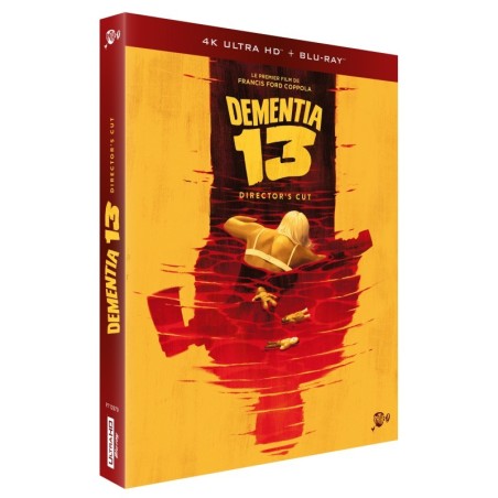 DEMENTIA 13 - COMBO UHD 4K + BLU RAY - EDITION LIMITEE