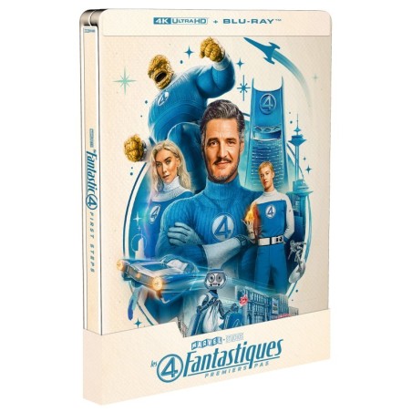 LES 4 FANTASTIQUES : PREMIERS PAS -  4K UHD  + BLU RAY - STEELBOOK - IMPORT