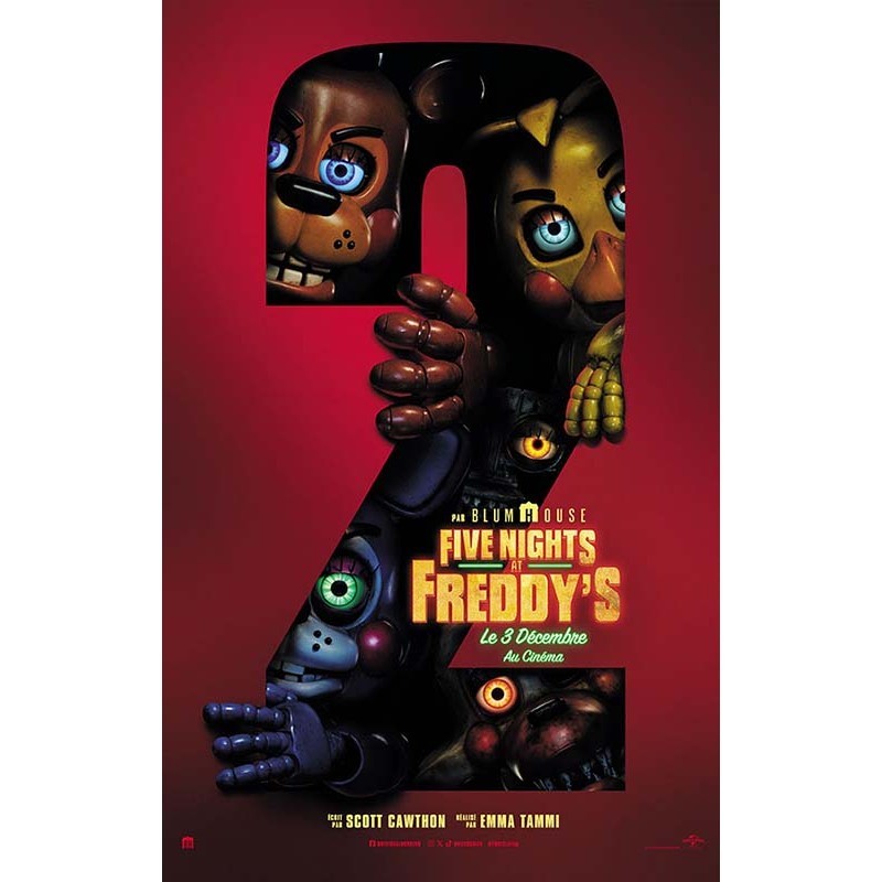 FIVE NIGHTS AT FREDDY'S 2 - COMBO UHD 4K + BLU RAY  - STEELBOOK - EDITION LIMITEE