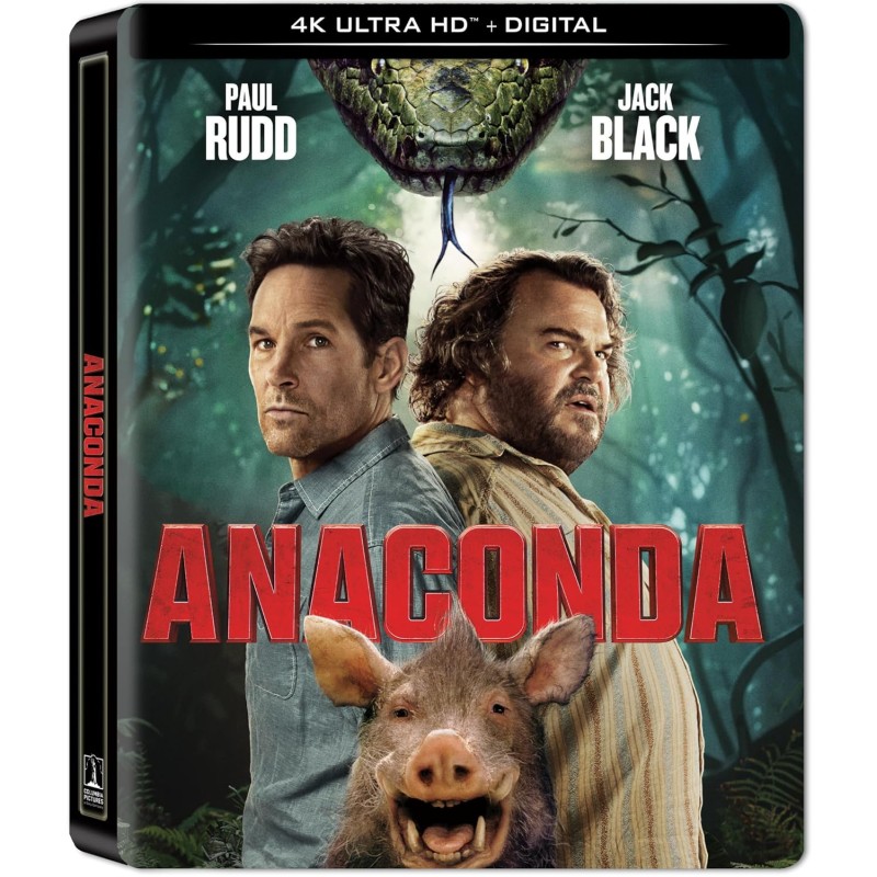 ANACONDA (2025) - 4K UHD + BLU RAY - STEELBOOK