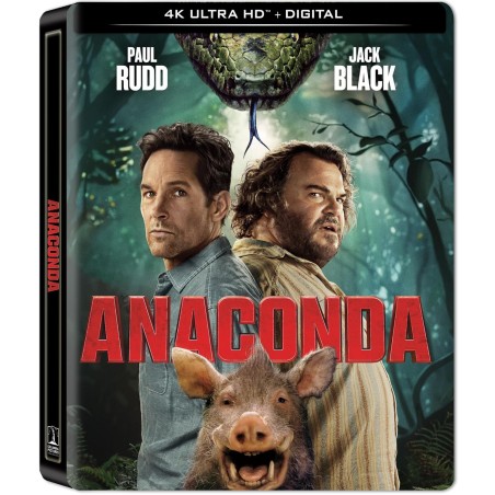 ANACONDA (2025) - 4K UHD + BLU RAY - STEELBOOK