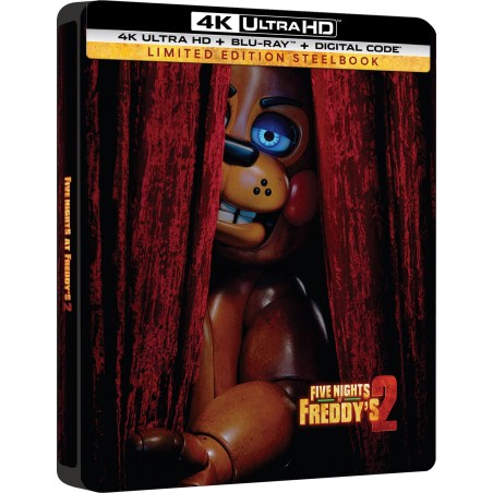 FIVE NIGHTS AT FREDDY'S 2 - 4K UHD + BLU RAY  - STEELBOOK - IMPORT