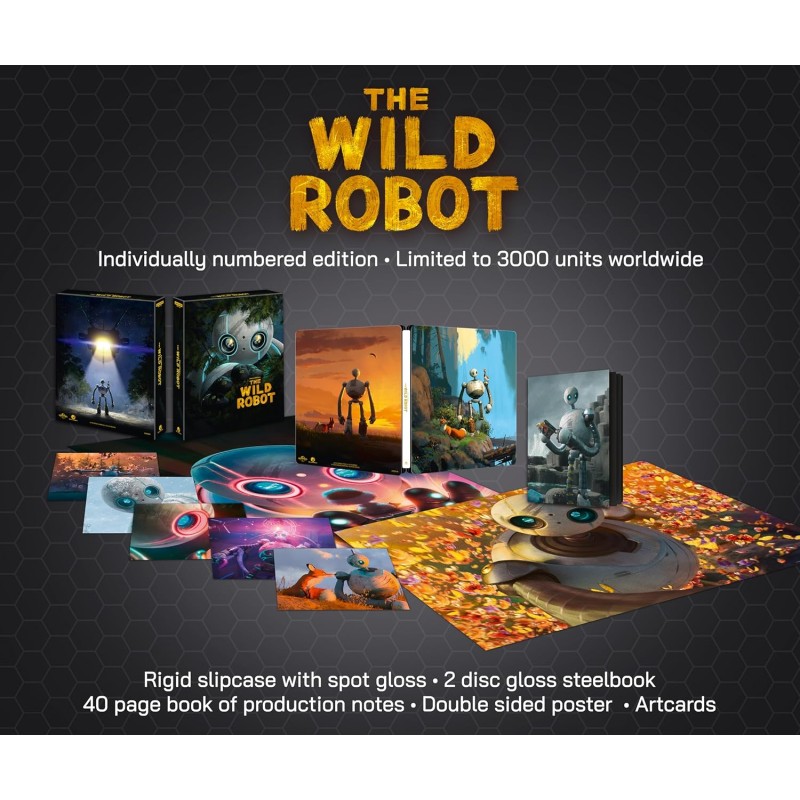 LE ROBOT SAUVAGE -  Ultimate Collector's Edition 4K UHD - Steelbook