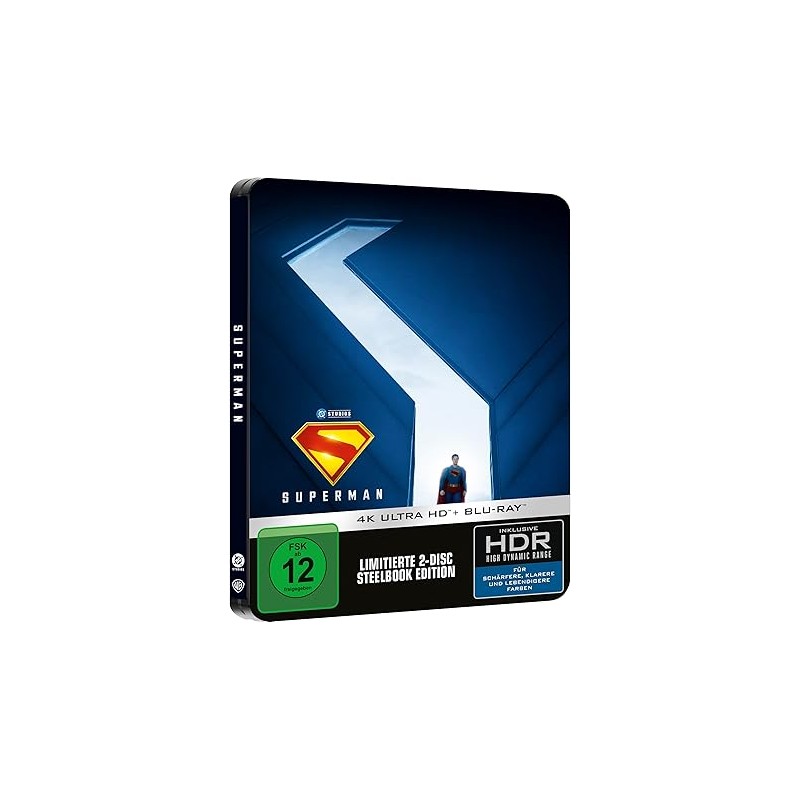 Superman - Limitiertes Steelbook - Cover B - 4K HUD + BLU RAY - IMPORT