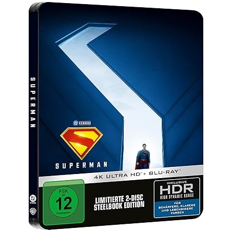 Superman - Limitiertes Steelbook - Cover B - 4K HUD + BLU RAY - IMPORT