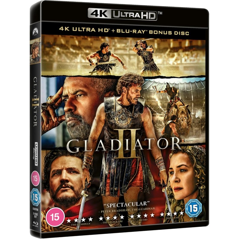 Gladiator II - 4K UHD + BLU RAY + DISC BONUS - IMPORT