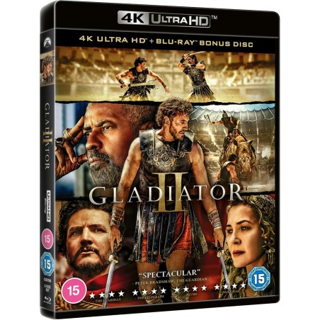 Gladiator II - 4K UHD + BLU RAY + DISC BONUS - IMPORT