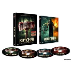 COFFRET BLU-RAY COLLECTOR BUTCHER (HATCHET) - (VERSIONS NON-CENSURÉES) - INTÉGRALE 4 FILMS - 4 BLU RAY - EDITION LIMITEE