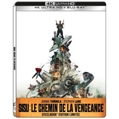SISU : LE CHEMIN DE LA VENGEANCE -  4K UHD + BLU RAY - STEELBOOK